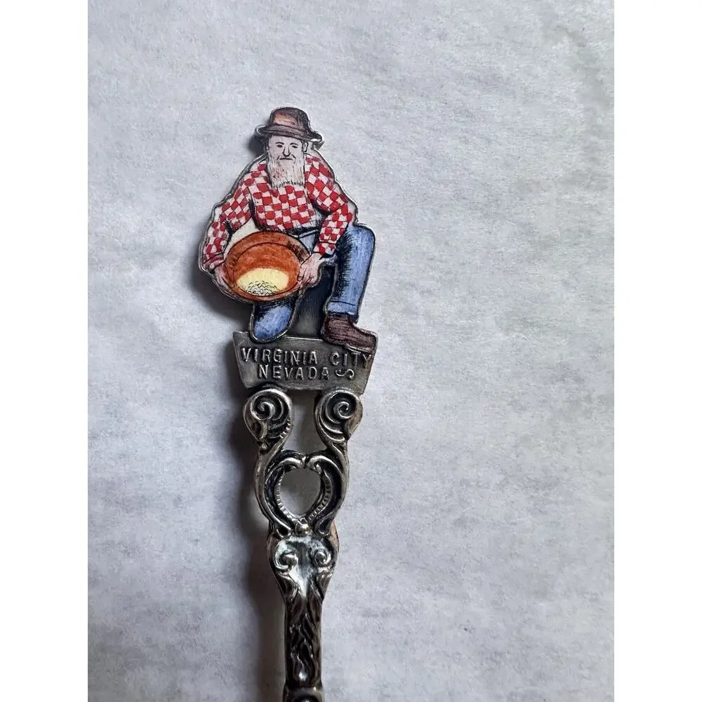V11 Vintage Souvenir Virginia City Nevada Collectible Spoon 4